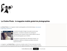 Tablet Screenshot of lachainephoto.com
